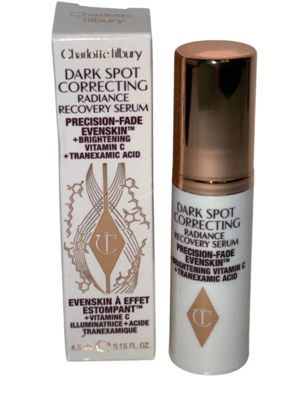 Charlotte Tilbury Dark Spot Correcting Radiance Recovery Serum 4.5ml New